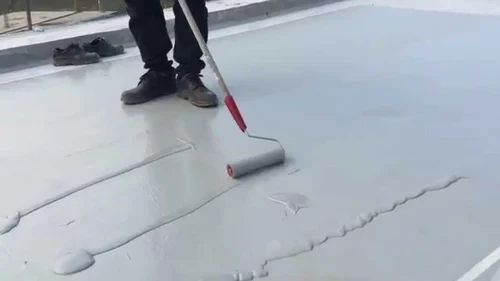 Waterproofing roller application